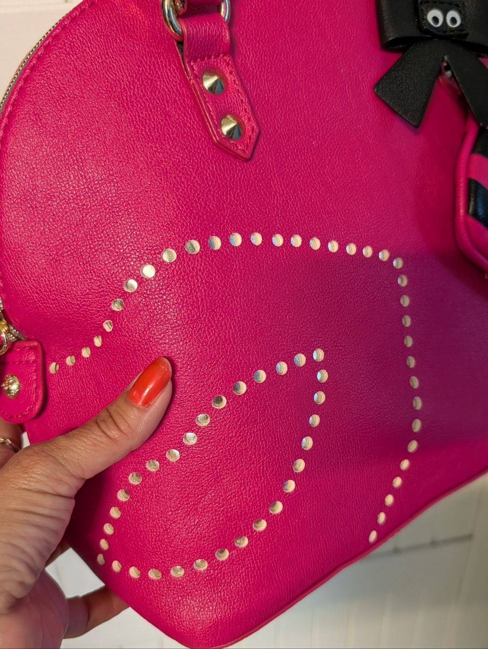 Nwt Betsey Johnson First Kiss Satchel - Picture 7 of 16